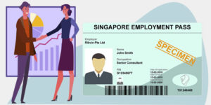 Các loại visa phổ biến cho người nước ngoài tại Singapore Singapore-employment-pass-300x150
